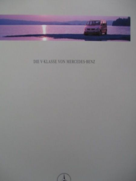 Mercedes Benz V-Klasse W638 V230 V230 Turbodiesel Katalog November 1996