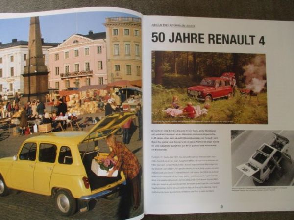 Renault 50 Jahre R4 Buch Großformat 29x35cm