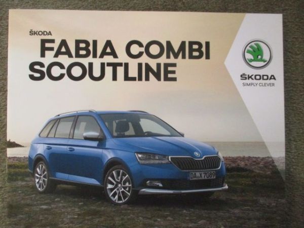 Skoda Fabia Combi Scoutline Katalog September 2020 TSI 70kw,81kw