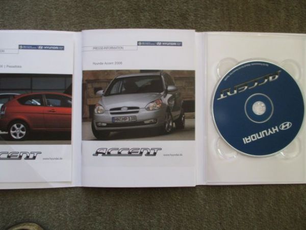 Hyundai Accent Pressebox 2006 +CD