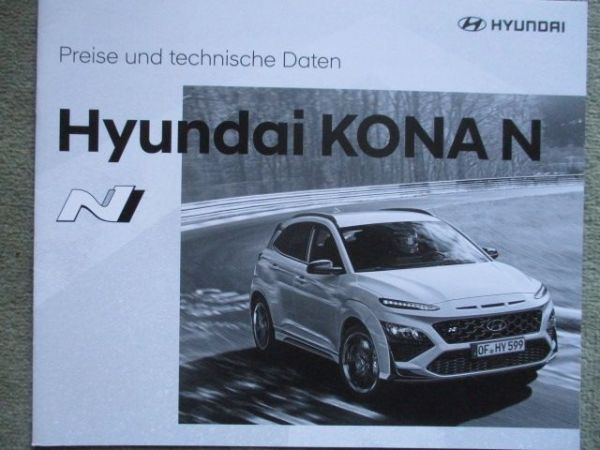 Hyundai Kona N Preise und technische Daten Juli 2021