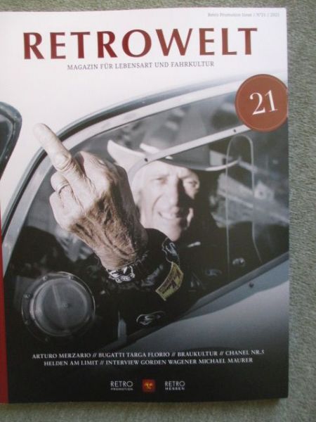 retrowelt nr.21 Bugatti Taga Florio, James Bond und der DB5, Craftbeer