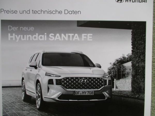 Hyundai Santa Fe Preisliste Mai 2021 2.2CRDI 1.6T-GDI 5-Sitzer 7-Sitzer