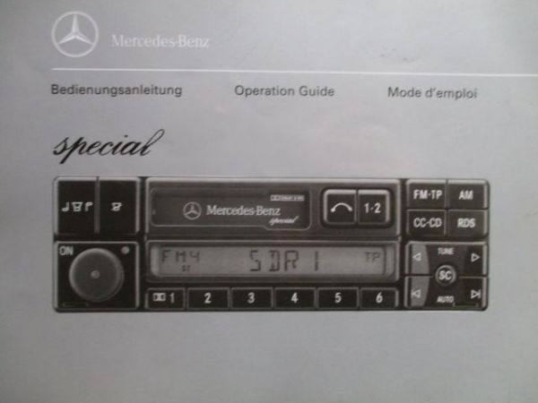 Mercedes Benz Bedienungsanleitung special Autoradio