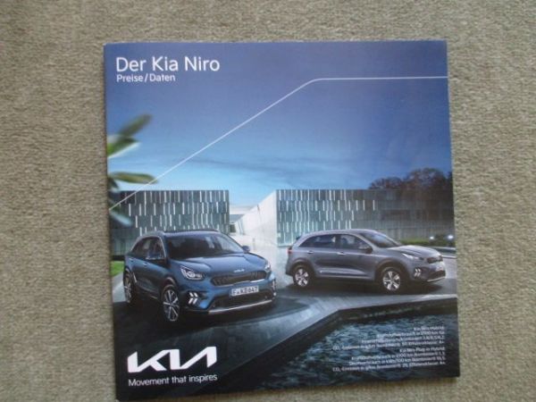 Kia Niro +Edition7 Preise Daten Modelljahr 2022