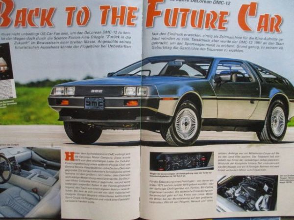 Chrom & Flammen 5/2021 Mustang Ulitmate 302,62er Chevy, 72er AMC Javelin,40 Jahre DeLorean,59er El Camino