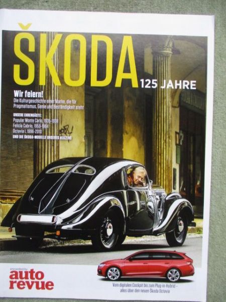 auto revue Skoda 125 Jahre Popular Monte Carlo +Felicia Cabrio +Octavia I 1996-2010 Sonderdruck