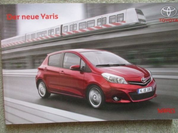 Toyota Yaris Presseheft August 2011