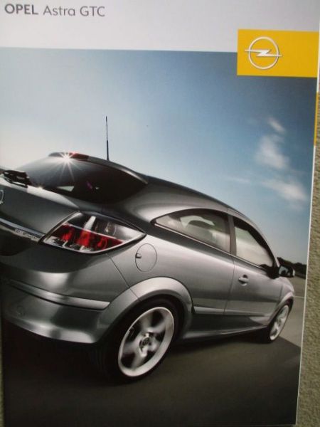 Opel Astra H GTC Edition Katalog +Zubehör  Juli 2005