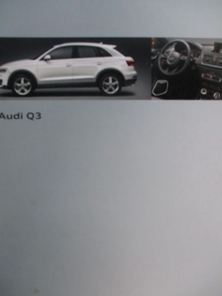 Audi Q3 (Typ 8U) SSP 602 Karosserie+Motoren TFSI TDI +Elektrik+Klima +Infotainment Juli 2011
