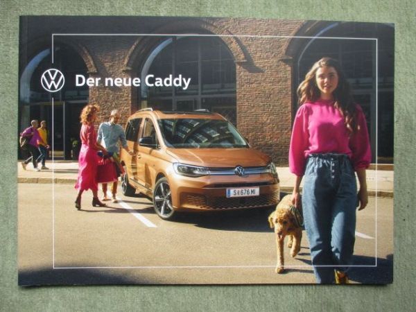 VW Caddy V Prospekt +Kombi +Life +Style+California Dezember 2020 NEU
