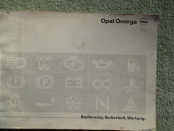Opel Omega B 2.0 2.5DT 2.5 3.0 Handbuch Januar 1994