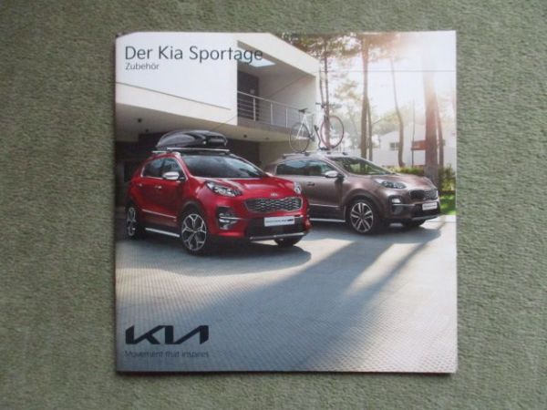 Kia Sportage (Typ QL) Zubehör Katalog April 2021