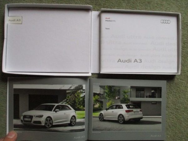 Audi A3 Typ 8V Pressebox +Stick Mai 2012