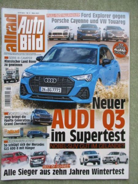 Auto Bild allrad 3/2021 Mitsubishi Eclipse Cross Plug-in-Hybrid,Ford Mustang Mach-E,Ford Explorer vs. Cayenne vs. Touareg