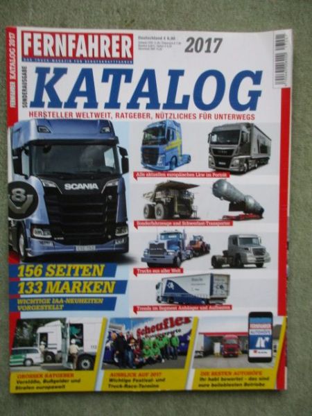 Fernfahrer Katalog 2017 156 Seiten und 133 Marken+Spezialfahrzeuge