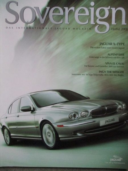 Sovereign Magazin Herbst 2000 X-Type, D-Type,E-Type,XJR