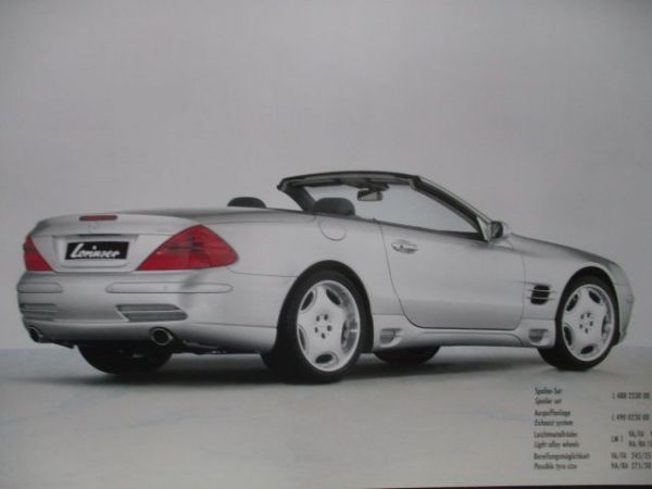 Lorinser Mercedes Benz SL R230 Katalog März 2003 +Preisliste