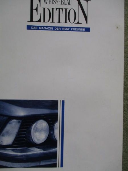 Edition Weiss Blau August 1994 Typhistorie E6 Touring, Neue Klasse,Bericht über Servicemobile