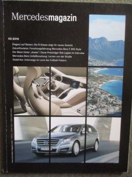 Mercedes magazin 2/2010 R-Klasse R251,F800Style,G350 BlueTec,