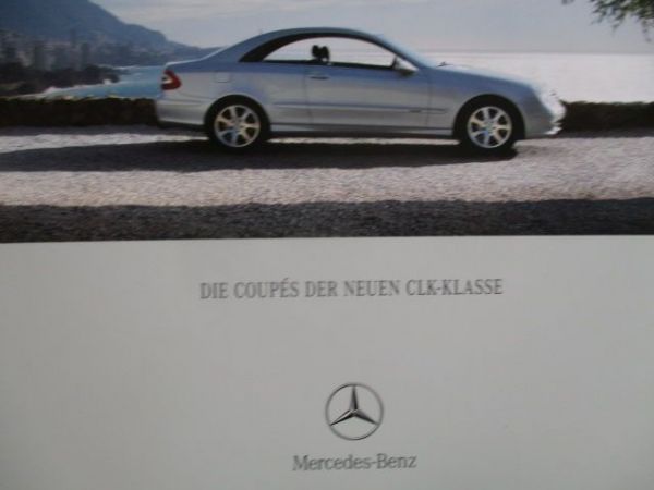 Mercedes Benz CLK-Klasse Coupés W209 270CDI 200CGI 200K 240 320 500 +CK55AMG März 2002