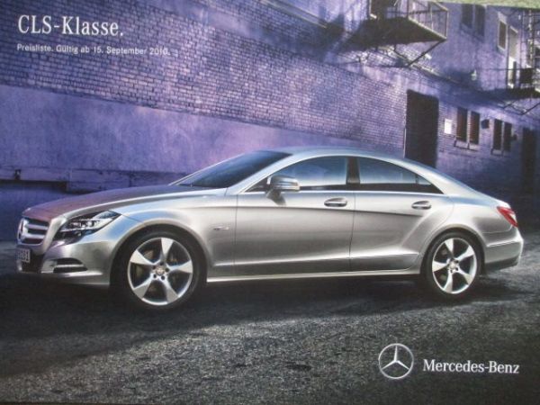 Mercedes Benz CLS-Klasse BR218 350CDI +350BlueEfficiency +Edition 1+Sportpaket September 2010