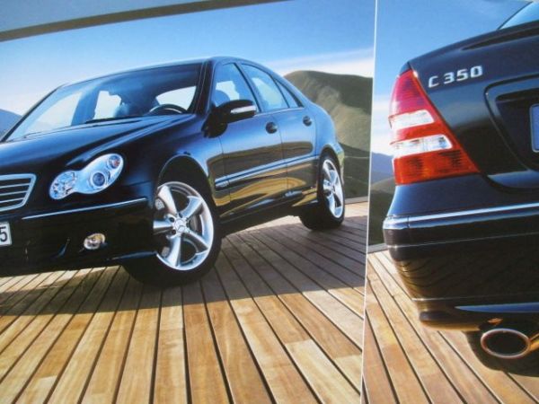 Mercedes Benz C-Klasse Limousinen W203 200CDI-320CDI C180K C200K C230 C280 C350 C55AMG 12/2004 Katalog