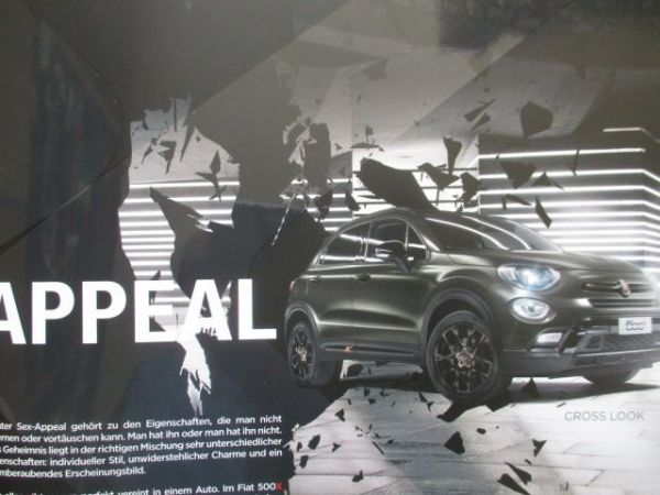 Fiat 500X S-Design Katalog Oktober 2017