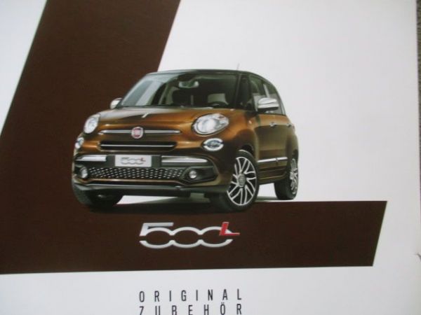Druckausgabe Fiat 500L Original Zubehör Katalog 2017 : Autoliteratur Höpel