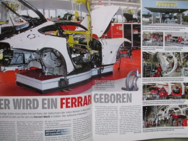 Auto Bild sportscars 65 Jahre Ferrari mit F40,Enzo,GTO F50, Modelle Menschen Mythen