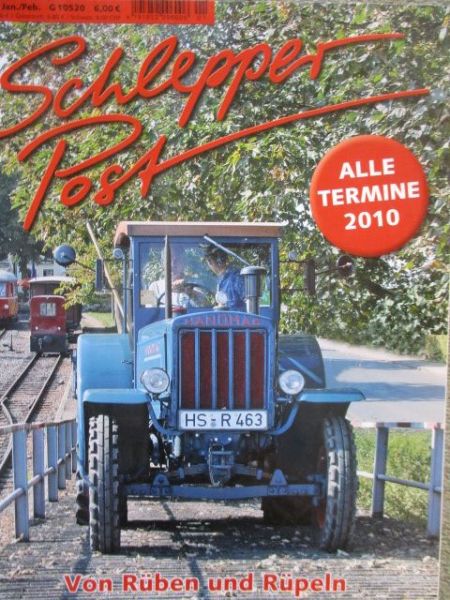 Schlepper Post 1/2010 Deutz F3L 514,U411 Unimog,Güldner G25,Schmaler G40,