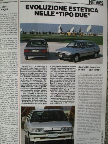 Auto & Design 1/1987 Opel Omega A,Peugeot 309,idea station wagon