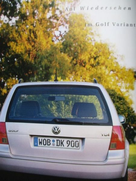 VW Golf IV Variant April 1999