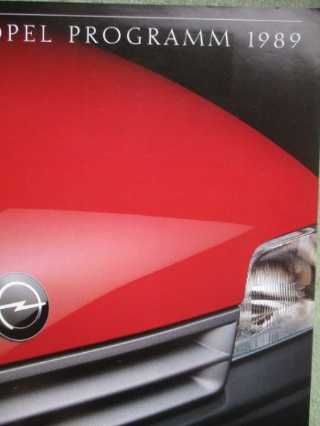 Opel Programm 1989 Corsa A Kadett E +Vectra A +Omega A +Senator Katalog