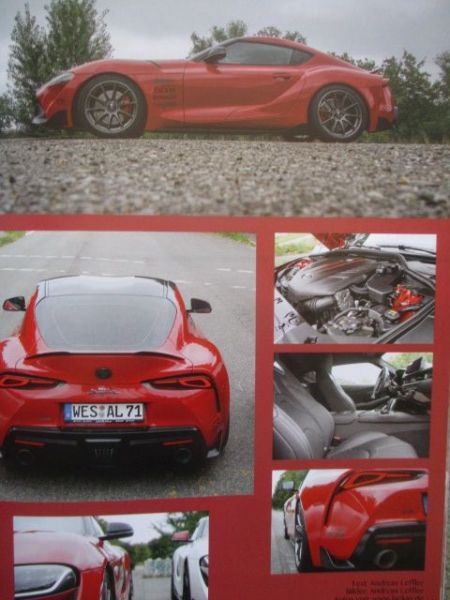 Asphalthelden Jahresheft 2021 Dodge Chellenger Hellcat,Toyota supra,Mustang 1968,BMW Z4 Roadster E85+Coupé E86