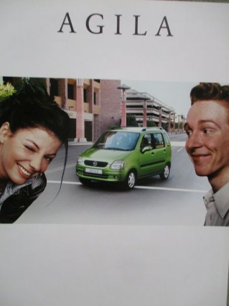 Opel Agila A +Comfort  +Elegance 1.0 12V 43kw 1.2 16V Ecotec 55kw Juni 2000