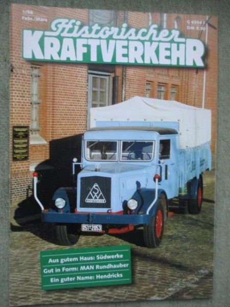 Historischer Kraftverkehr 1/1998