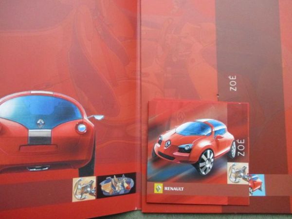 Renault Zoè Pressemappe +Text +CD Februar 2005