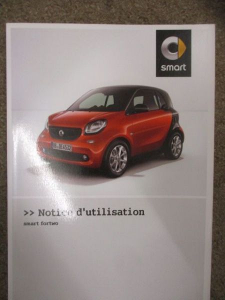 smart fortwo W453 Notice d ´utilisation Französisch Handbuch November 2014