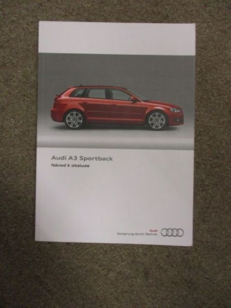 Audi A3 Sportback (8PA) Handbuch Mai 2012 77kw 92kw 75kw 118kw 147kw +TDI 66kw 77kw 103kw 125kw