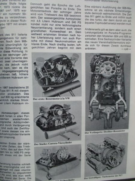auto motor & sport 21/1977 Sonderdruck Alles über Porsche +turbo Studie Modelle Motoren Pläne der 80iger Jahre