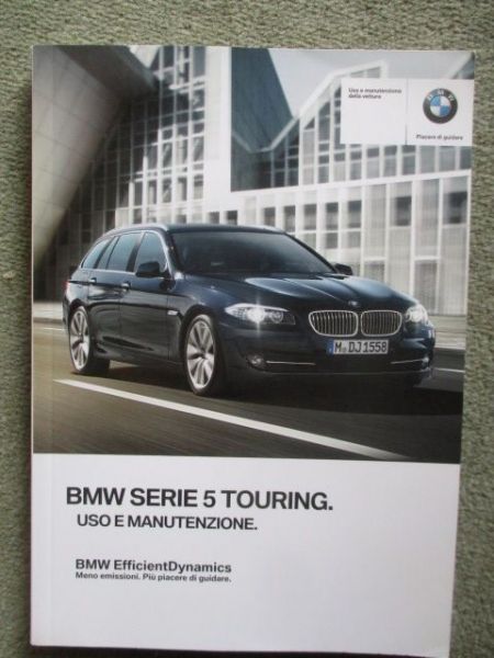 BMW 520i F11 Touring 528i 530i 535i 550i +xDrive 520d 525d 530d 535d M550d xDrive Juni 2012 Italienisch