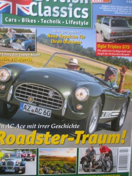 British Classics 2/2021 AC Ace Bristol, Ogel Triplex GTS,Mini vs. Mini Morris,
