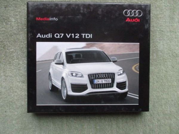 Audi Q7 V12 TDI Pressebox September 2008 +CD