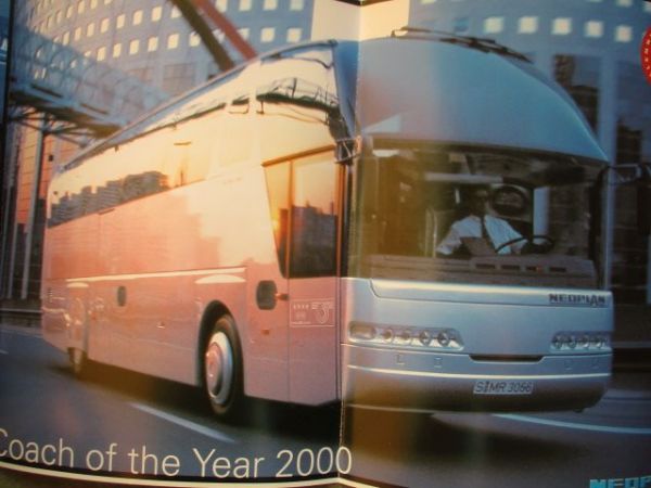 Neoplan Starliner Coach of the Year 2000 Poster Rarität