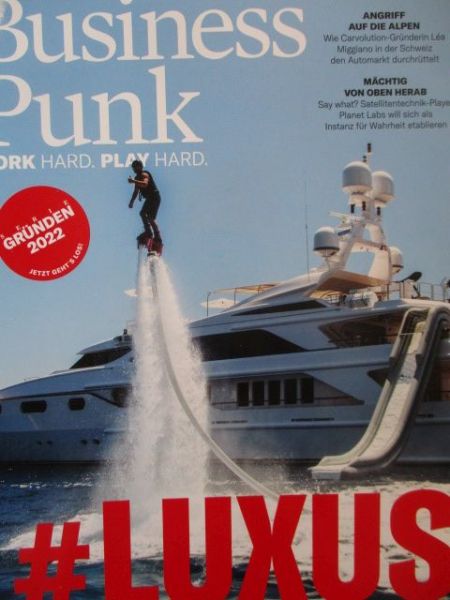 Business Punk Work Hard Play Hard 1/2022 Luxus