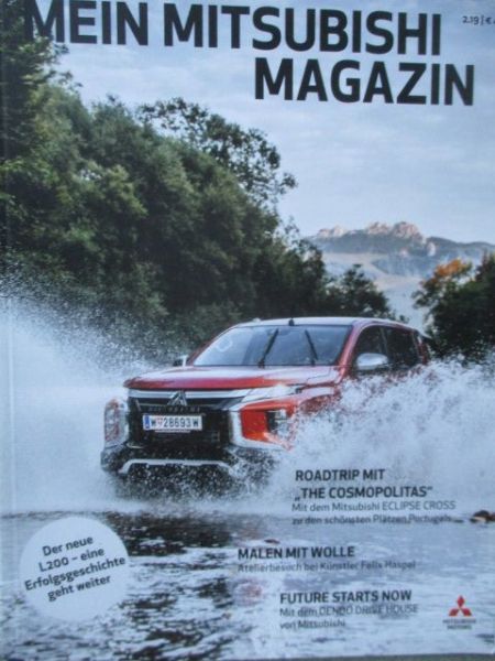 Mitsubishi Magazin 2/2019 L200, Eclipse Cross,