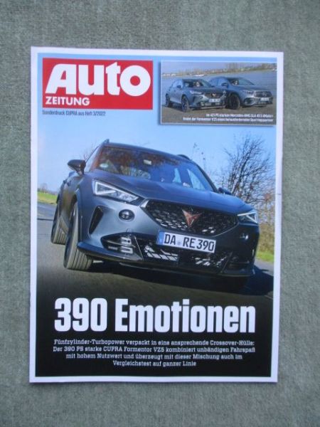 Auto Zeitung 3/2022 Cupra Formentor VZ5 vs. Mercedes Benz AMG GLA 45S 4Matic