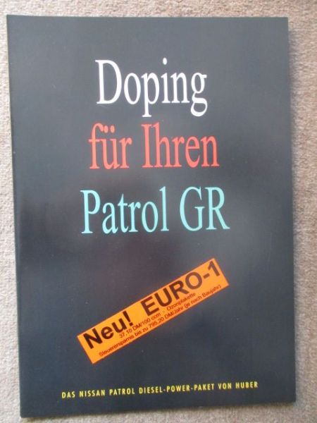 Huber Nissan Patrol Diesel-Power Paket Tuning Euro-1 Katalog Doping für Ihren Patrol GR