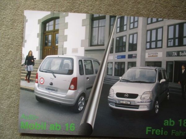 Delta Motor AGOpel Agila A 1.0TG +Corsa C 1.2TG 45km/h Prospektblatt